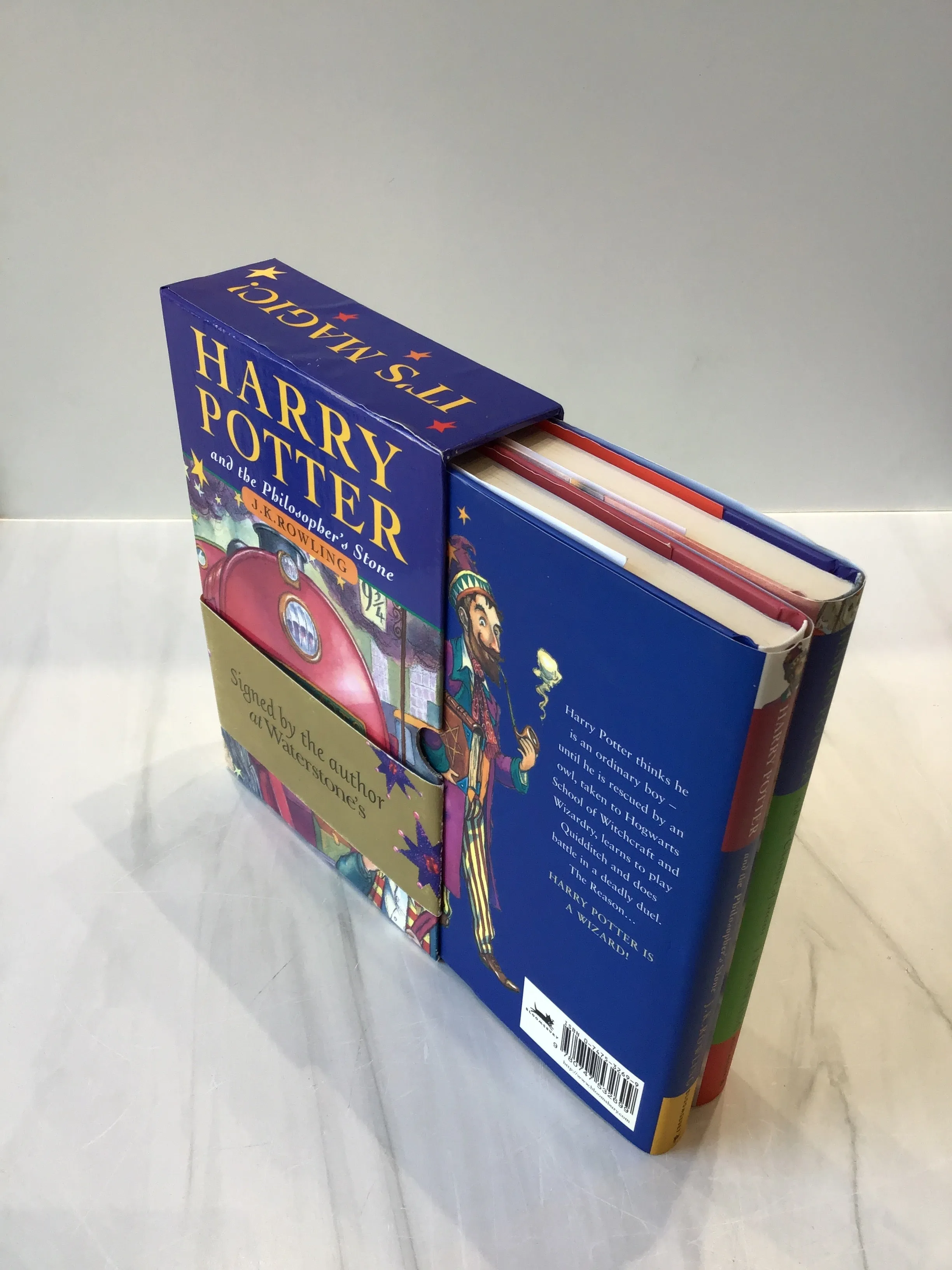 -Harry Potter Books 1 & 2 Box Set* - Signed by J.K. Rowling