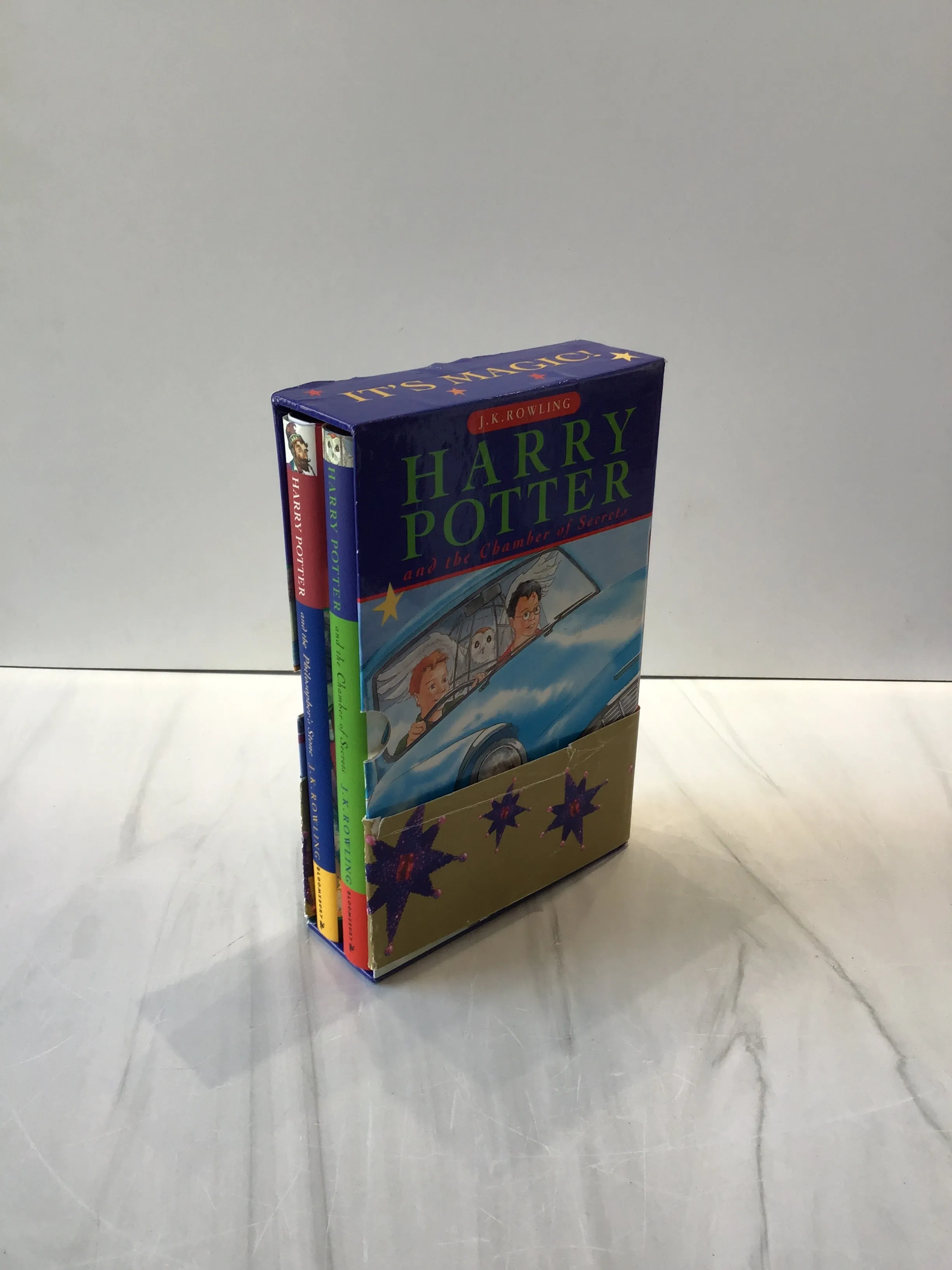 -Harry Potter Books 1 & 2 Box Set* - Signed by J.K. Rowling