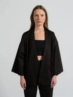 1ER MAI - Kimono in black