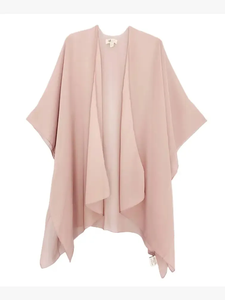 23 Colors--JC071034  Solid Color Lightweight Kimono