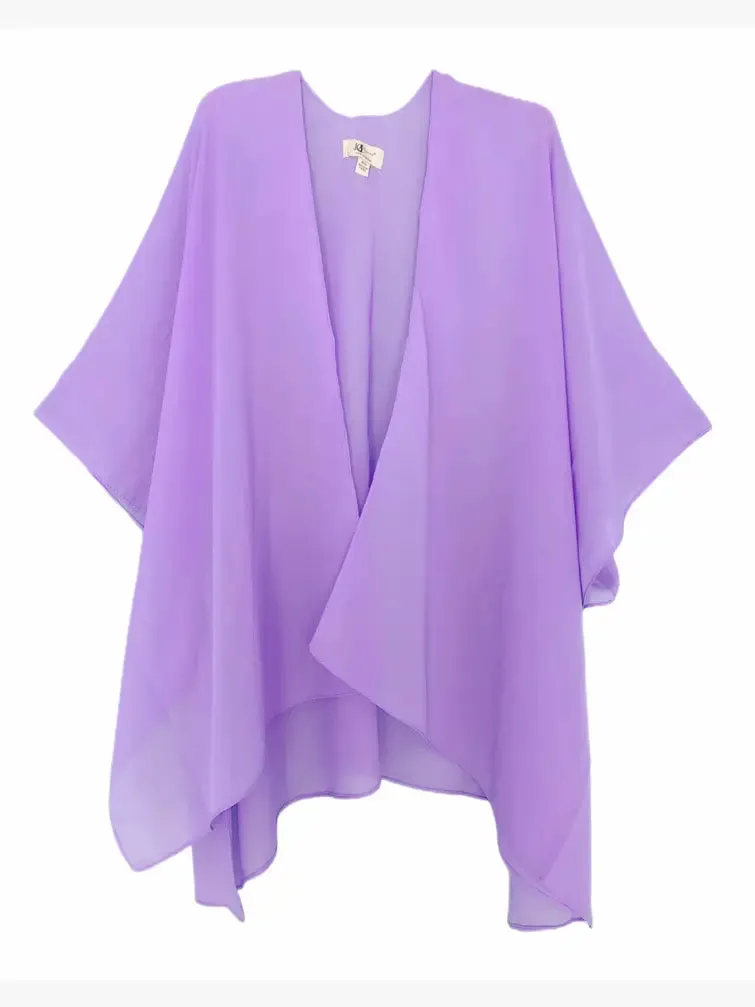 23 Colors--JC071034  Solid Color Lightweight Kimono