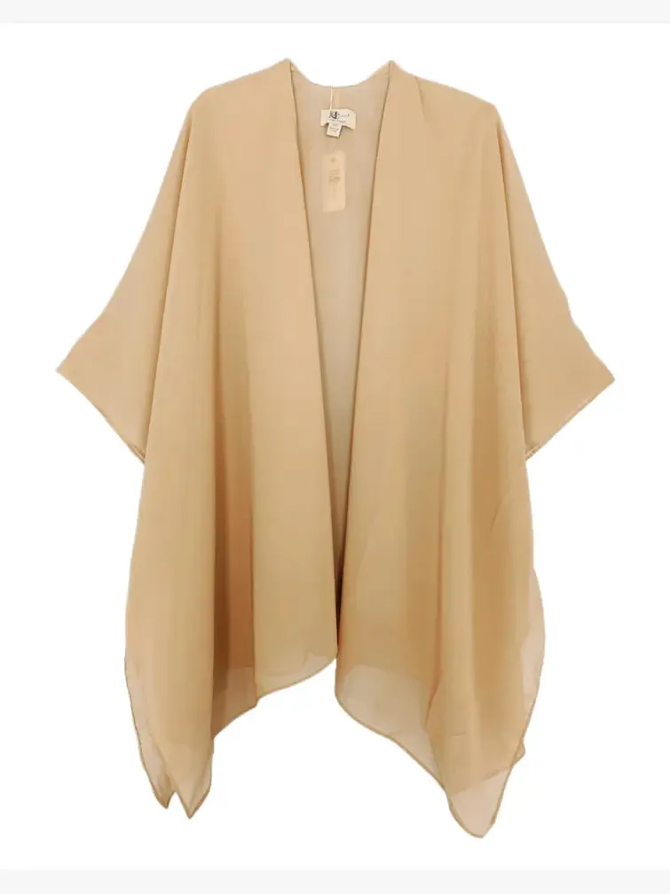 23 Colors--JC071034  Solid Color Lightweight Kimono