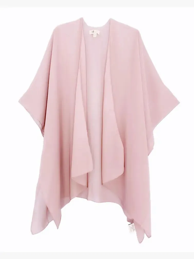 23 Colors--JC071034  Solid Color Lightweight Kimono