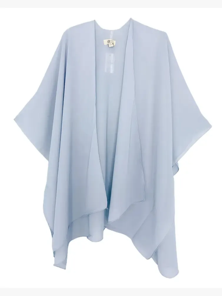 23 Colors--JC071034  Solid Color Lightweight Kimono