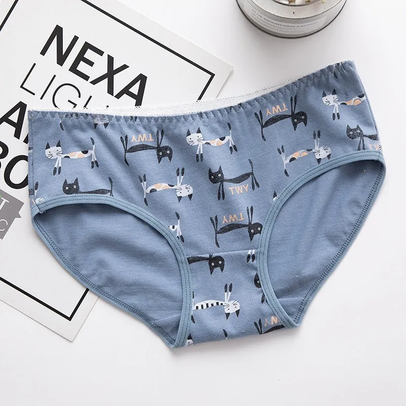 5Pcs/lot Cat Panties