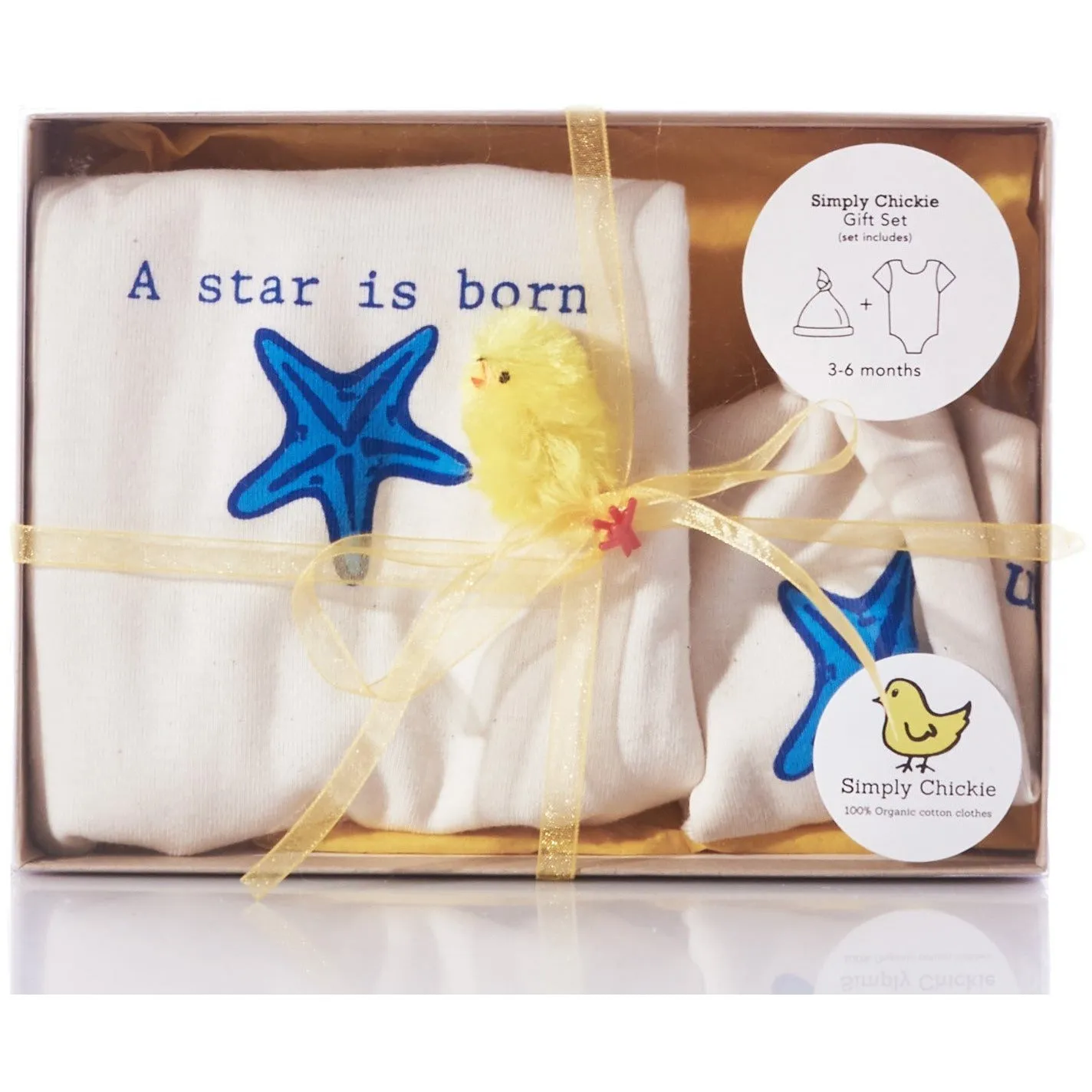 A Star Is Born Short Sleeve Baby Gift Set