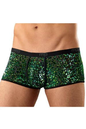 Animal Print Burnout Velvet Snake Trunk Underwear