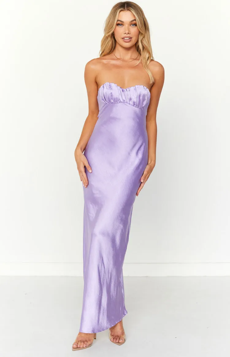 Arielle Purple Maxi Dress