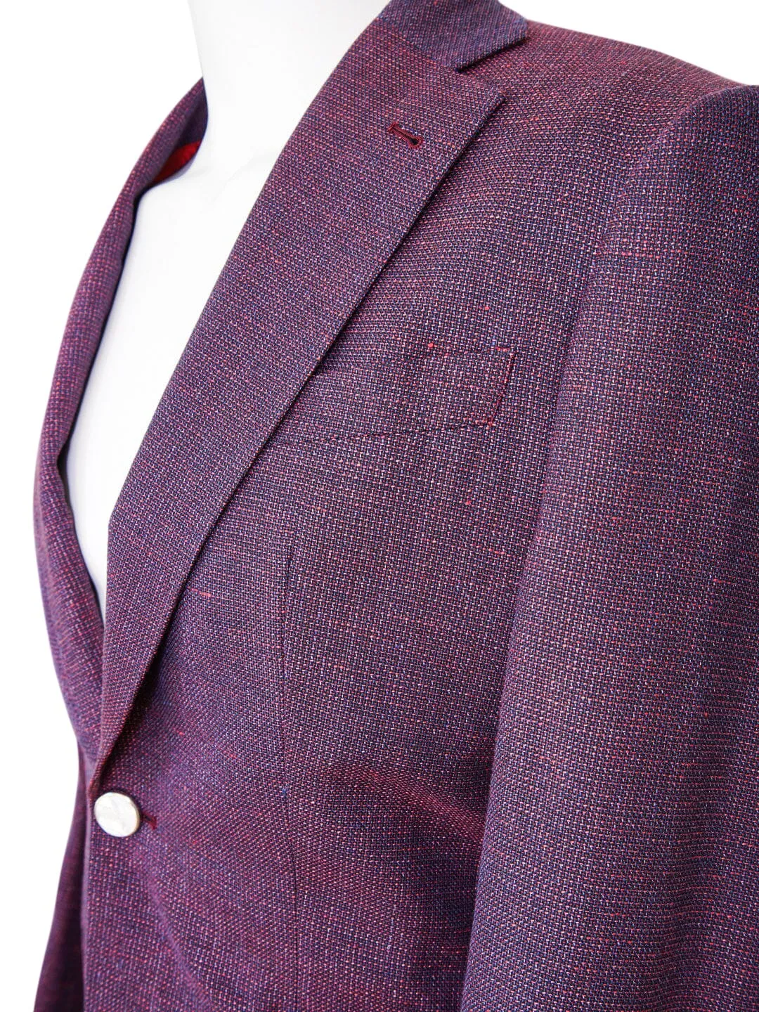 Aubergine Tweed Jacket