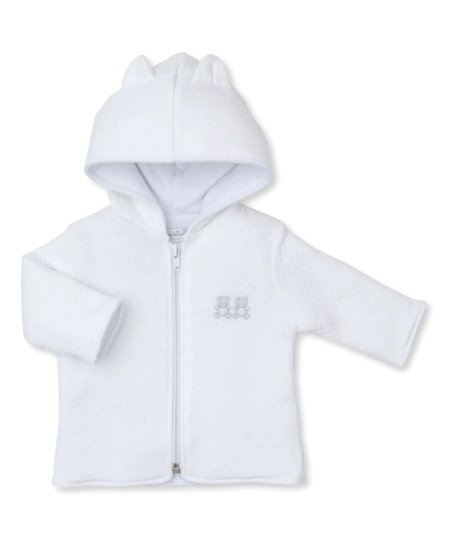 Baby Boys & Girls Jacquard Padded Jacket - Baby Bear Cub