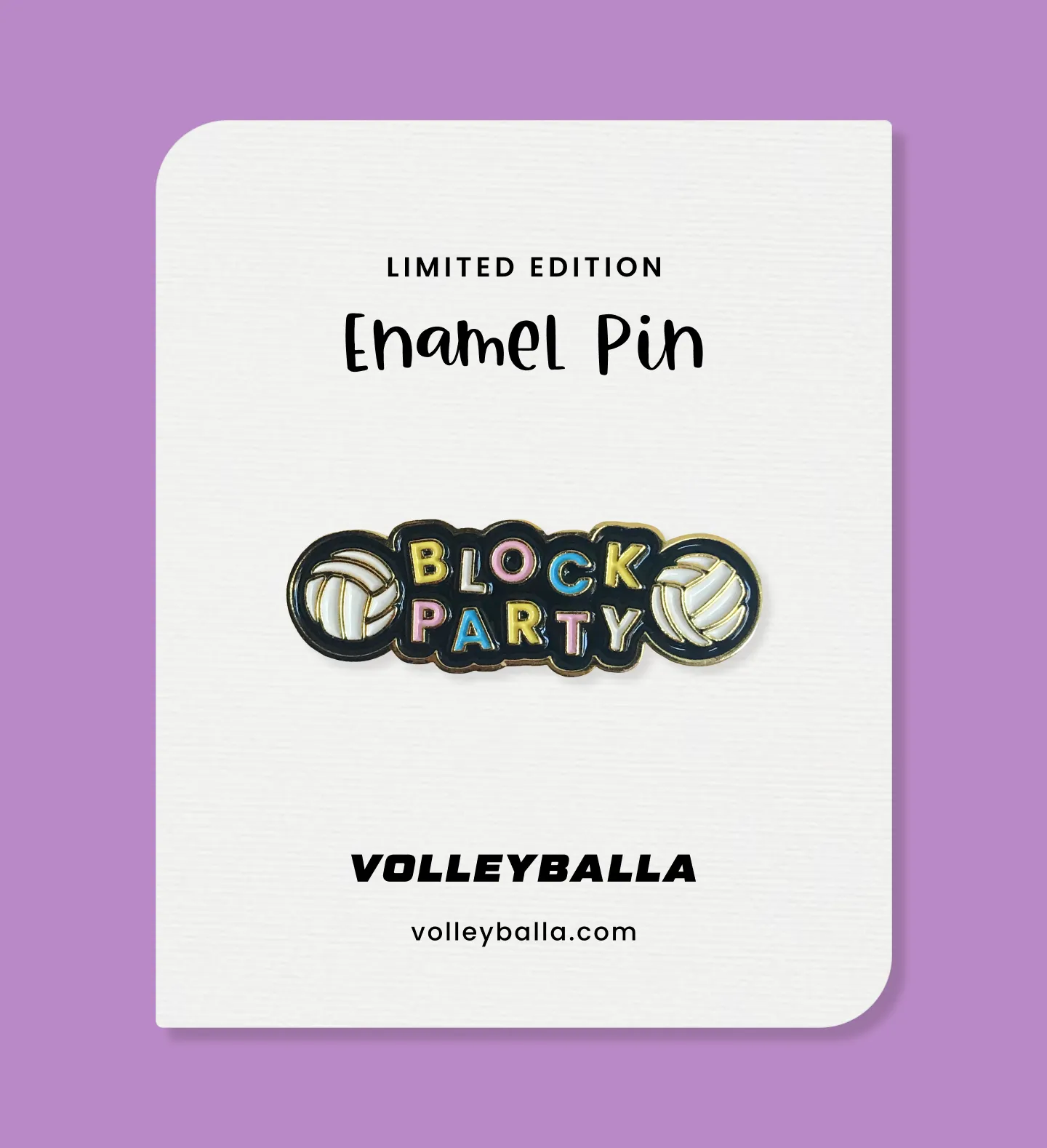 Block Party Enamel Pin