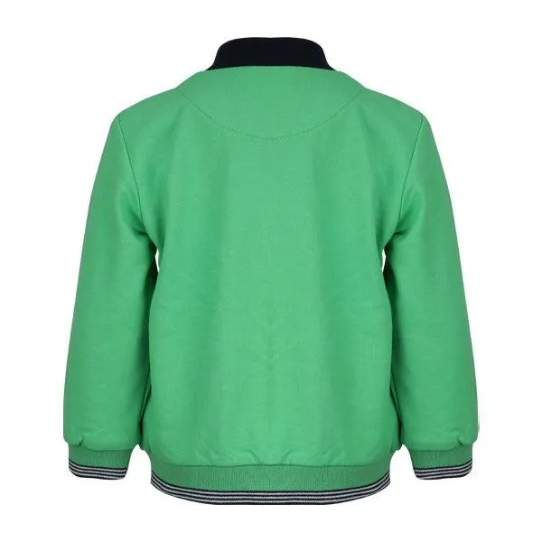 BOYS GREEN VARSITY JACKET