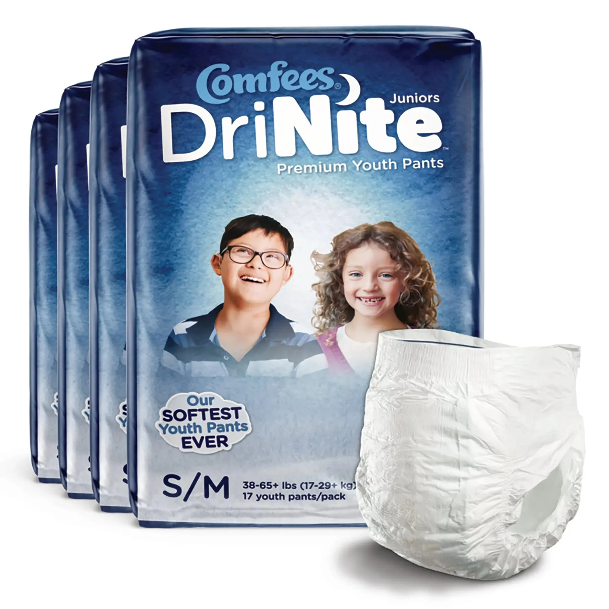 Comfees® DriNite® Juniors Absorbent Underwear, Small / Medium