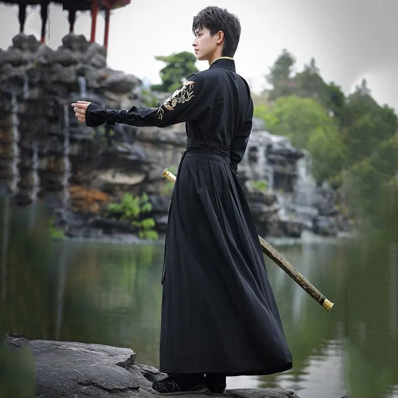 Costume Kimono Samourai Noir