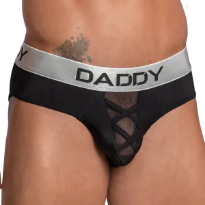 Daddy DDJ025 Cross Strap Sheer Pouch Brief