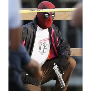 Dead-pool 2 Ryan Reynolds Satin Jacket