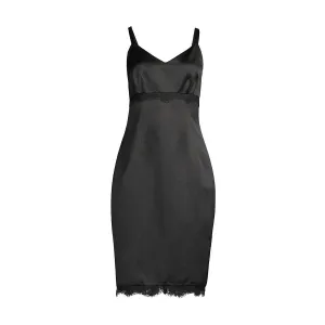 Donna Karan Womens Slip Dress Spaghetti Strap