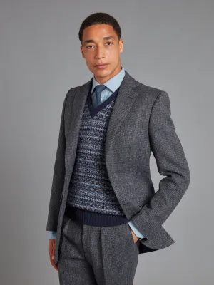 Eaton Jacket - Navy Nailhead Tweed