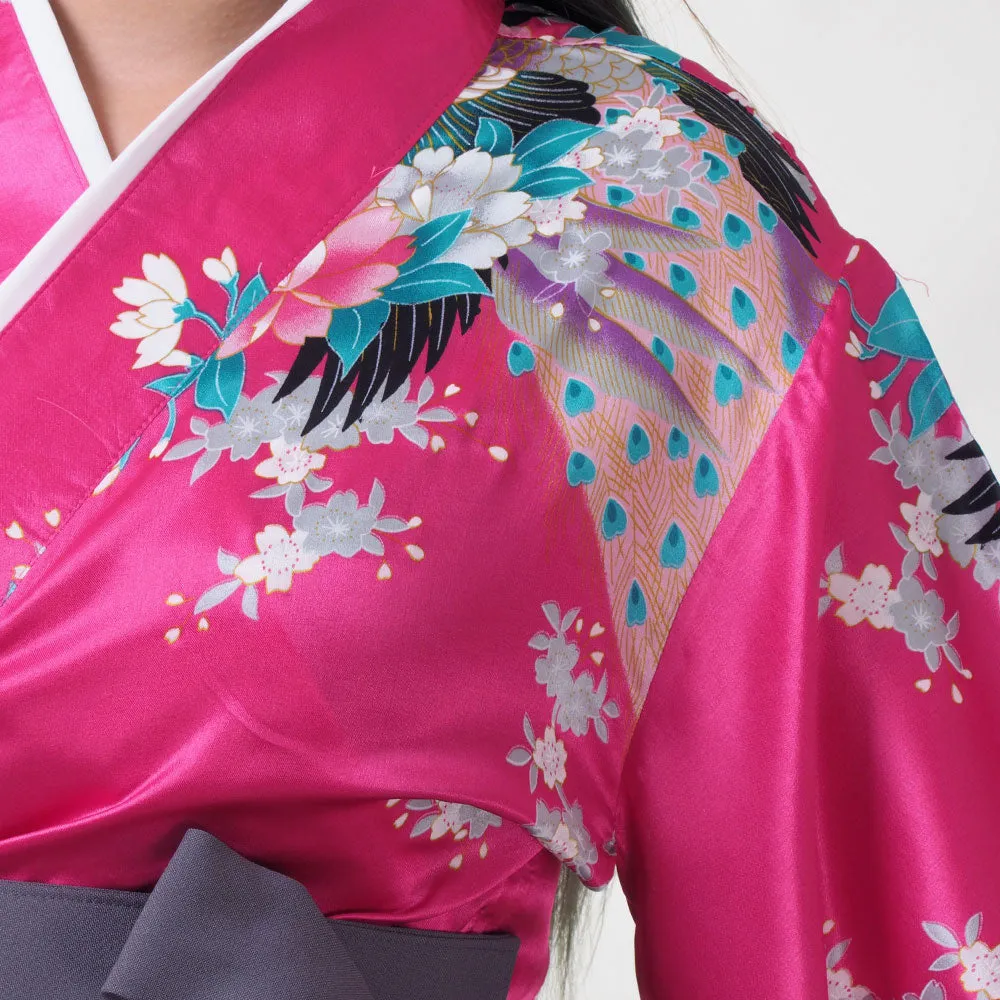 Emi Women’s Japanese Kimono Hakama Set