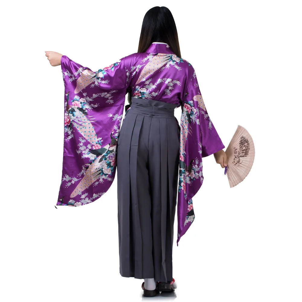 Emi Women’s Japanese Kimono Hakama Set