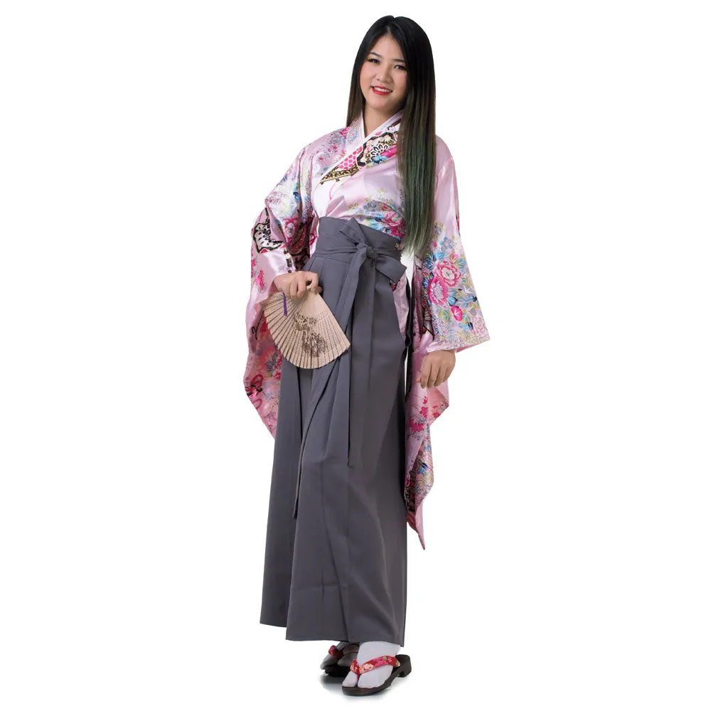 Emi Women’s Japanese Kimono Hakama Set