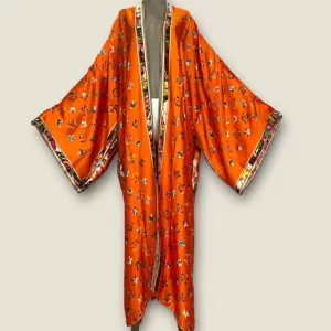 'Eugenie' Kimono-Orange