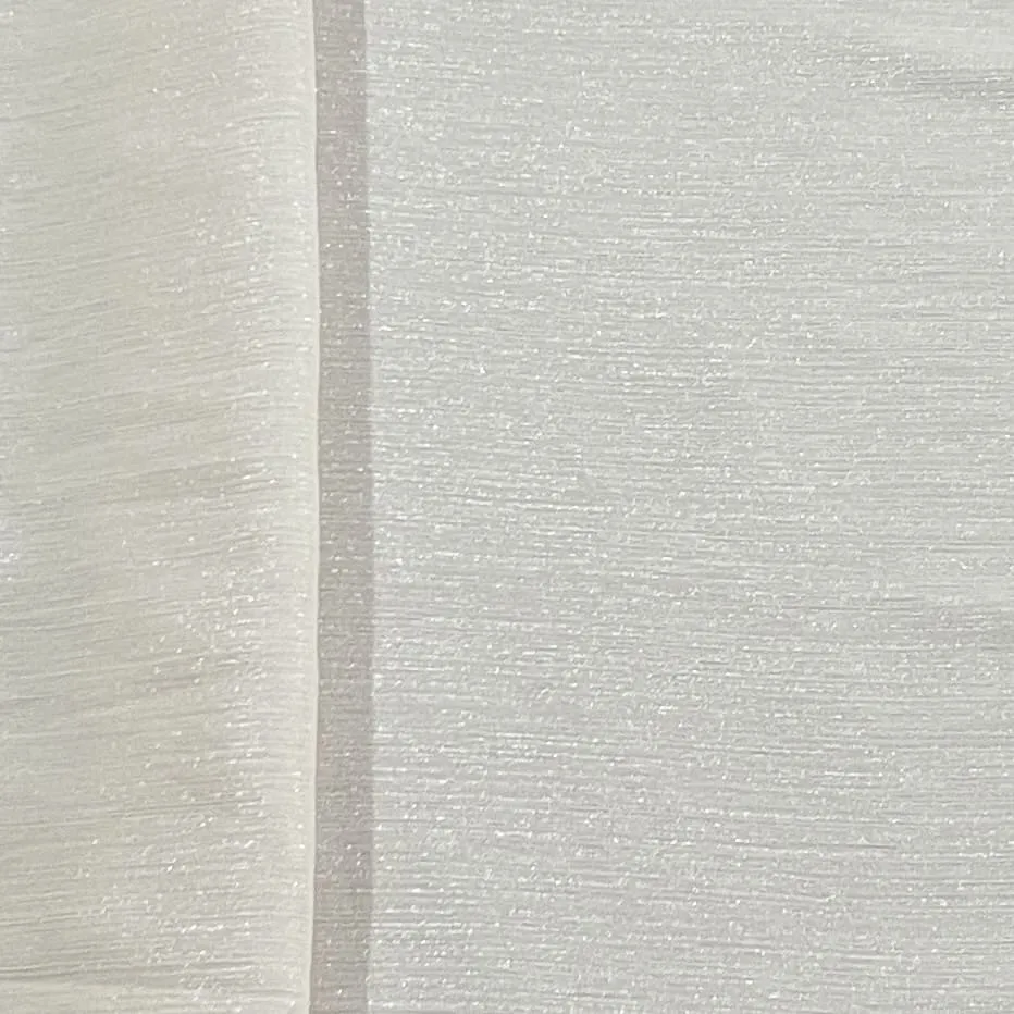 Exclusive Beige Solid Shimmer Chiffon Fabric