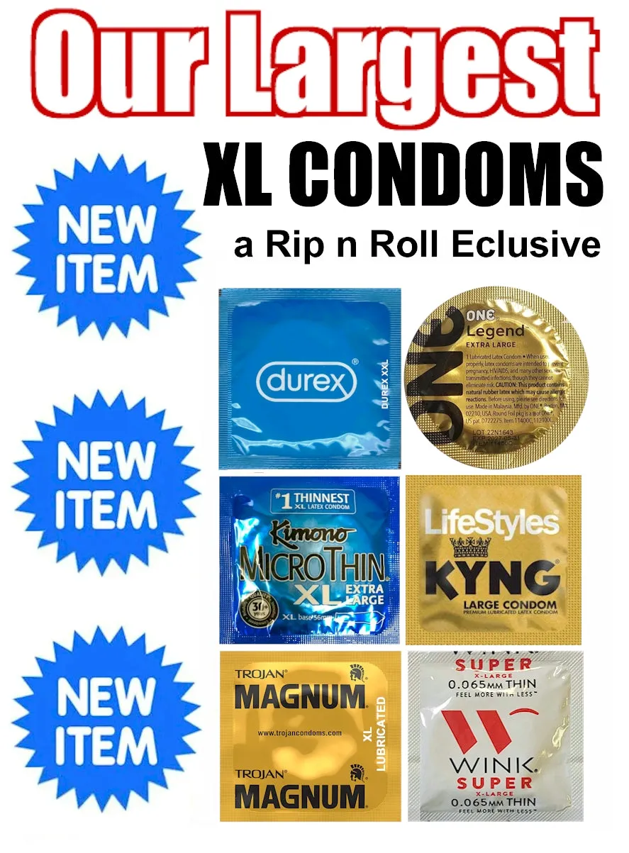 Extra Large condoms Assortment