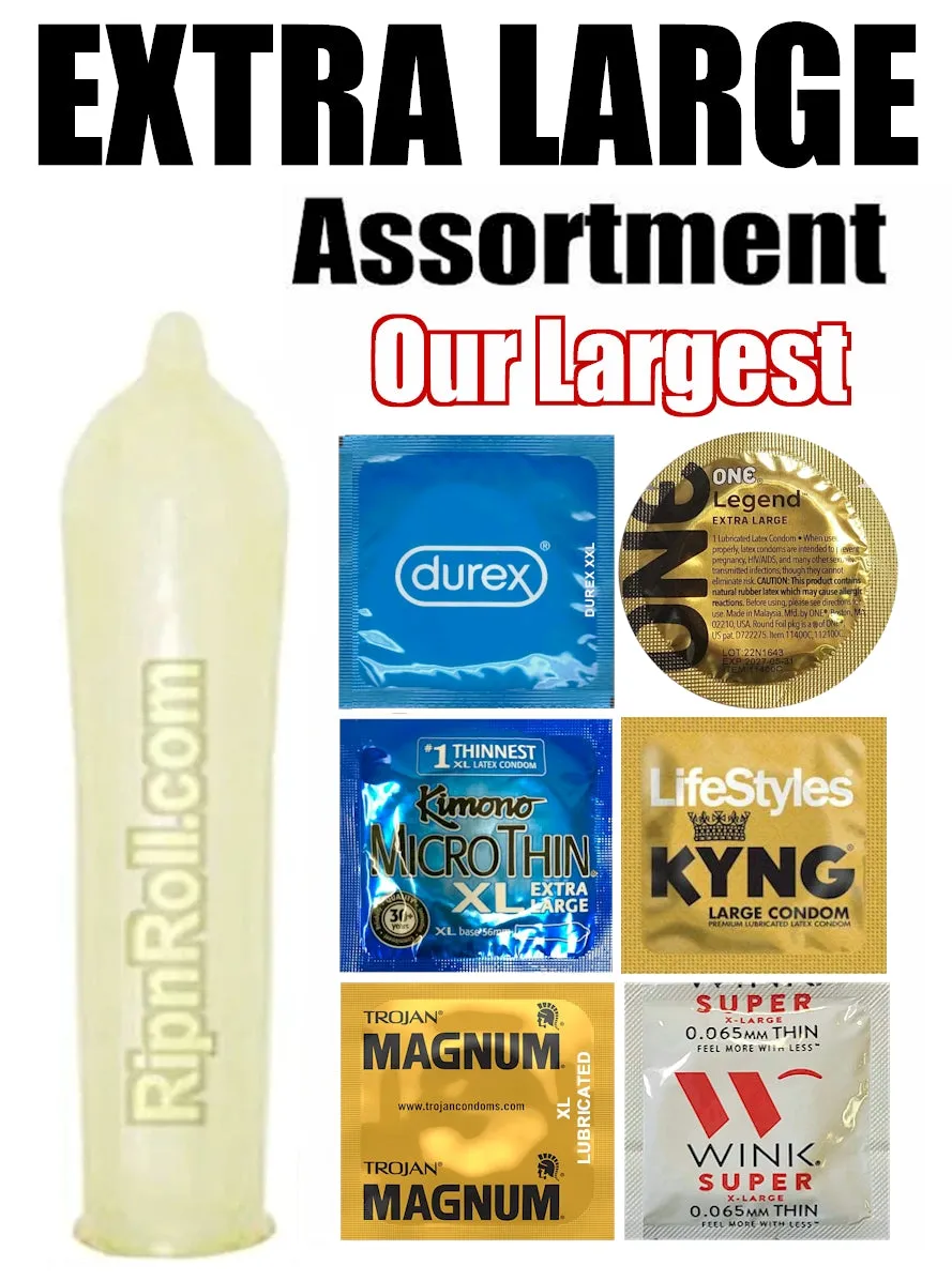 Extra Large condoms Assortment