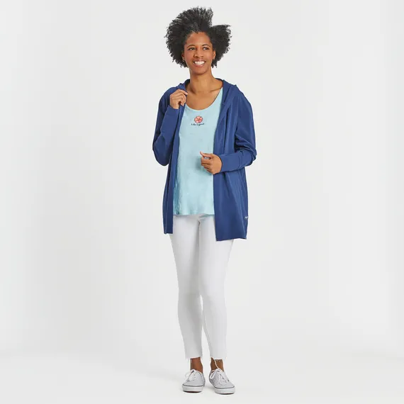 Flex Cardigan Blue