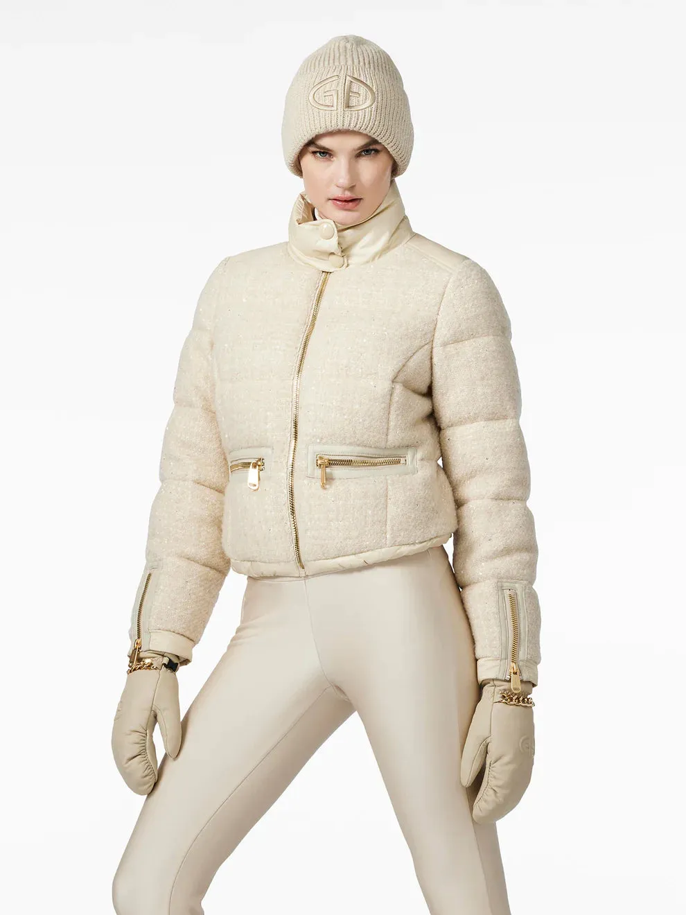 Goldbergh Chamonix Ski Jacket, Cream