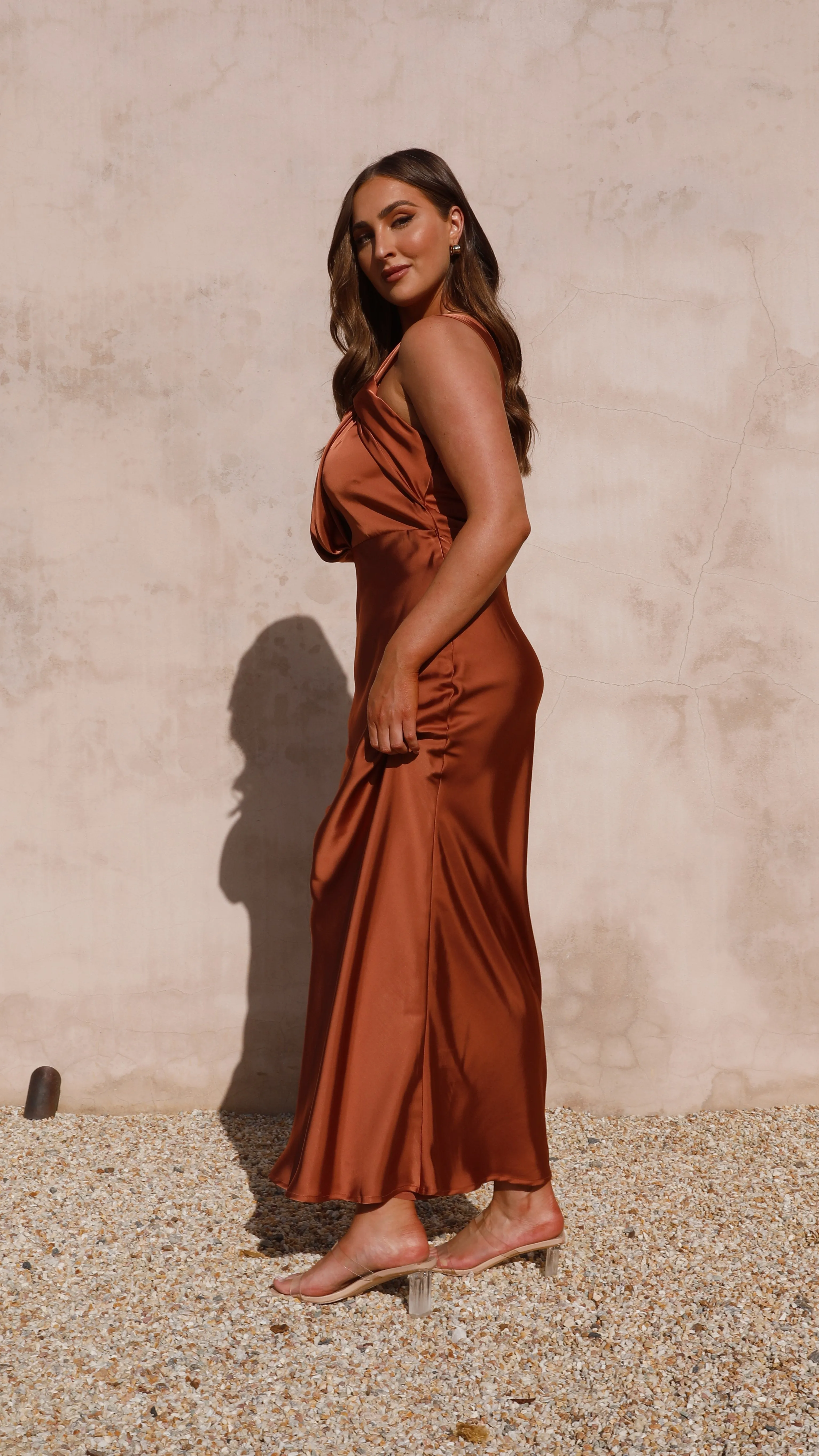 Greta Maxi Dress - Copper