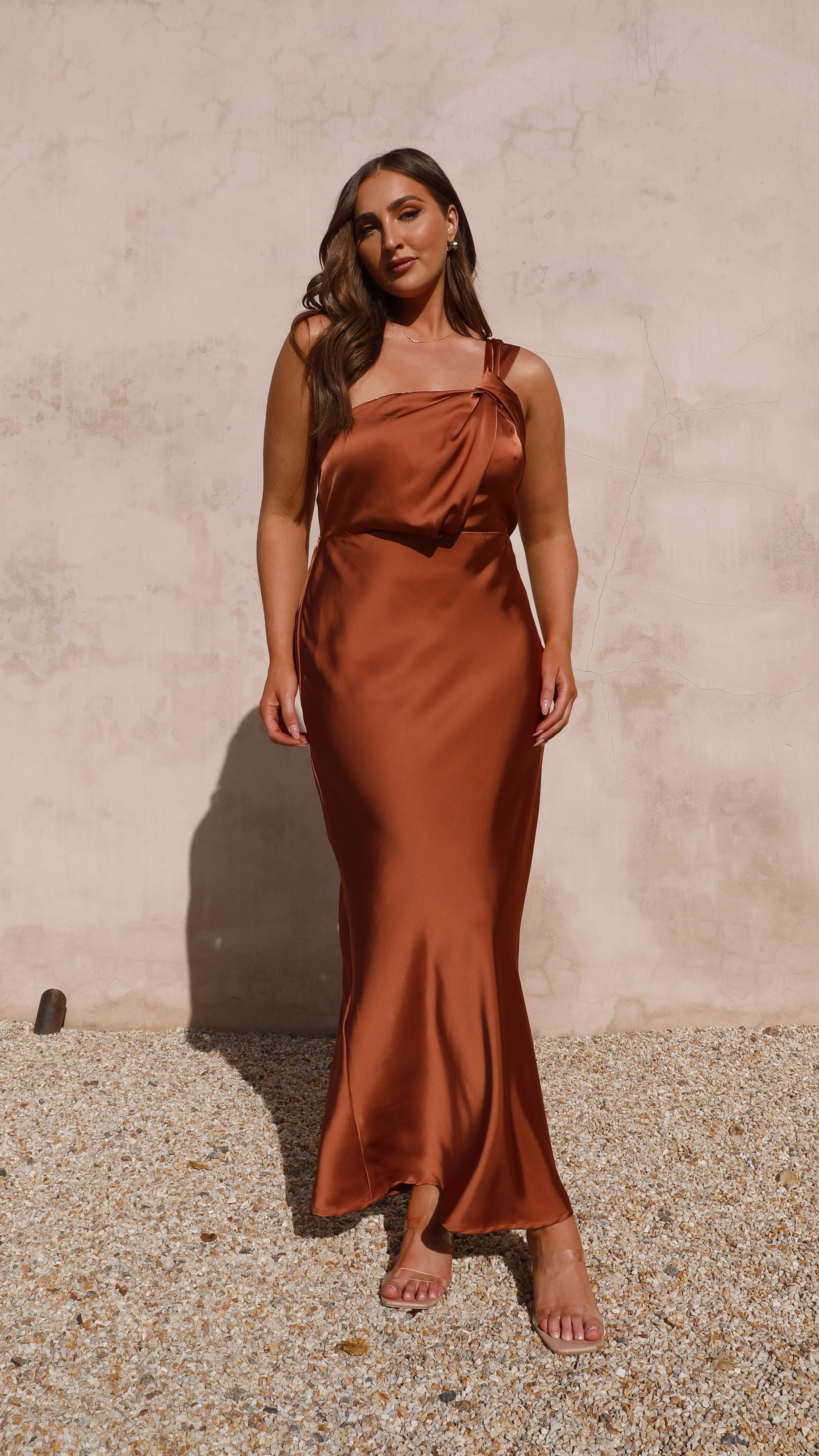 Greta Maxi Dress - Copper