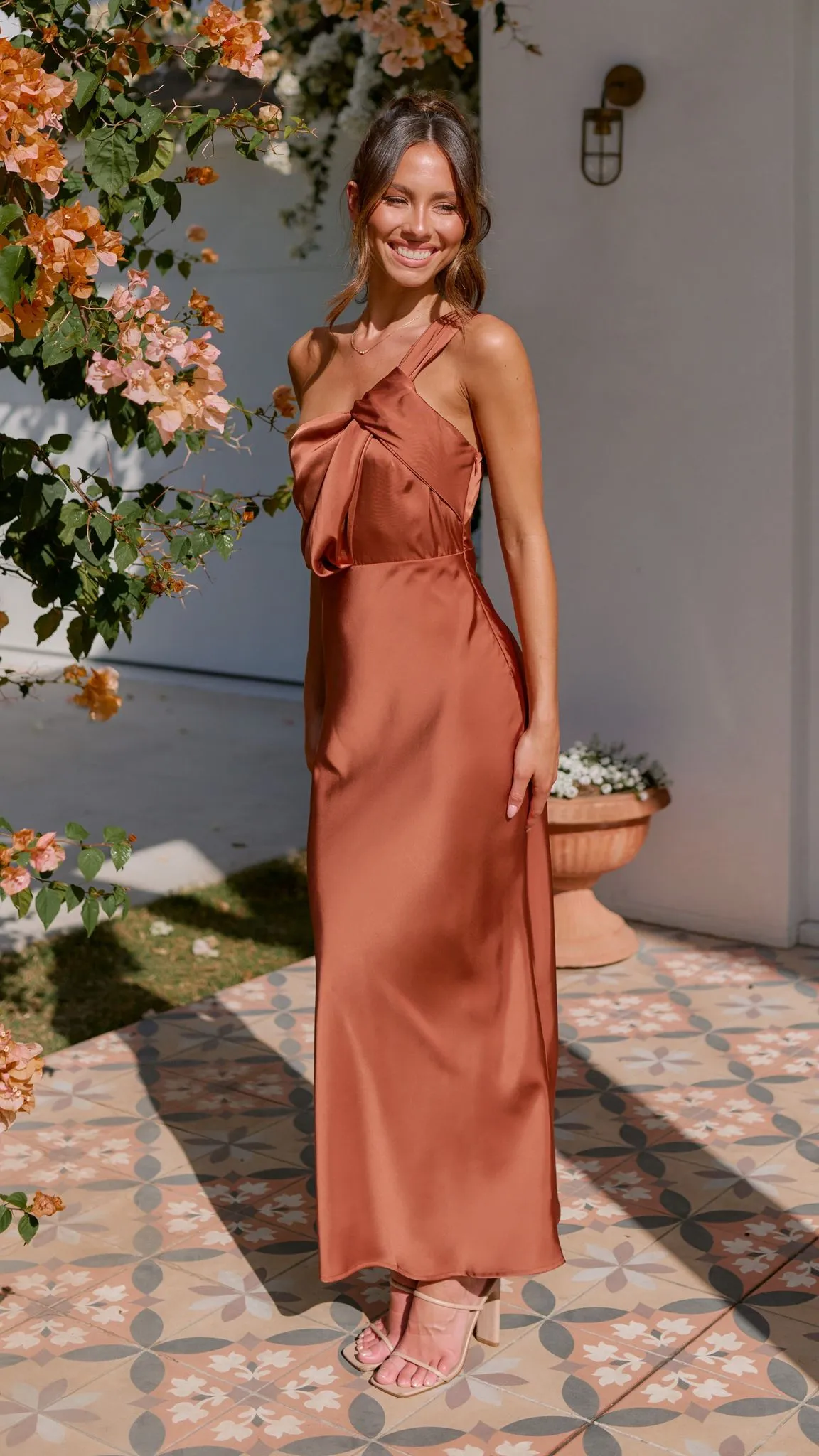 Greta Maxi Dress - Copper