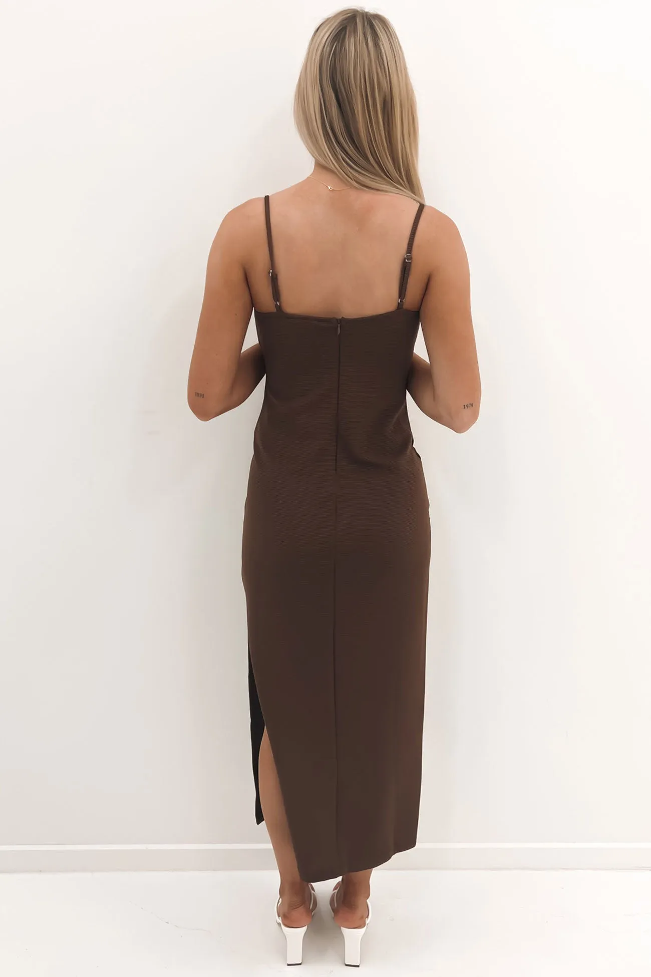 Harry Maxi Dress Chocolate