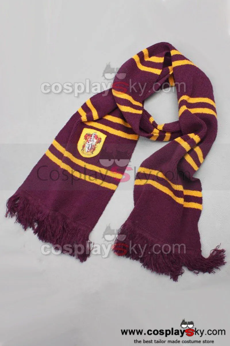 Harry Potter Hermione Granger Cosplay Costume   Magic Wand   Gryffindor Scarf