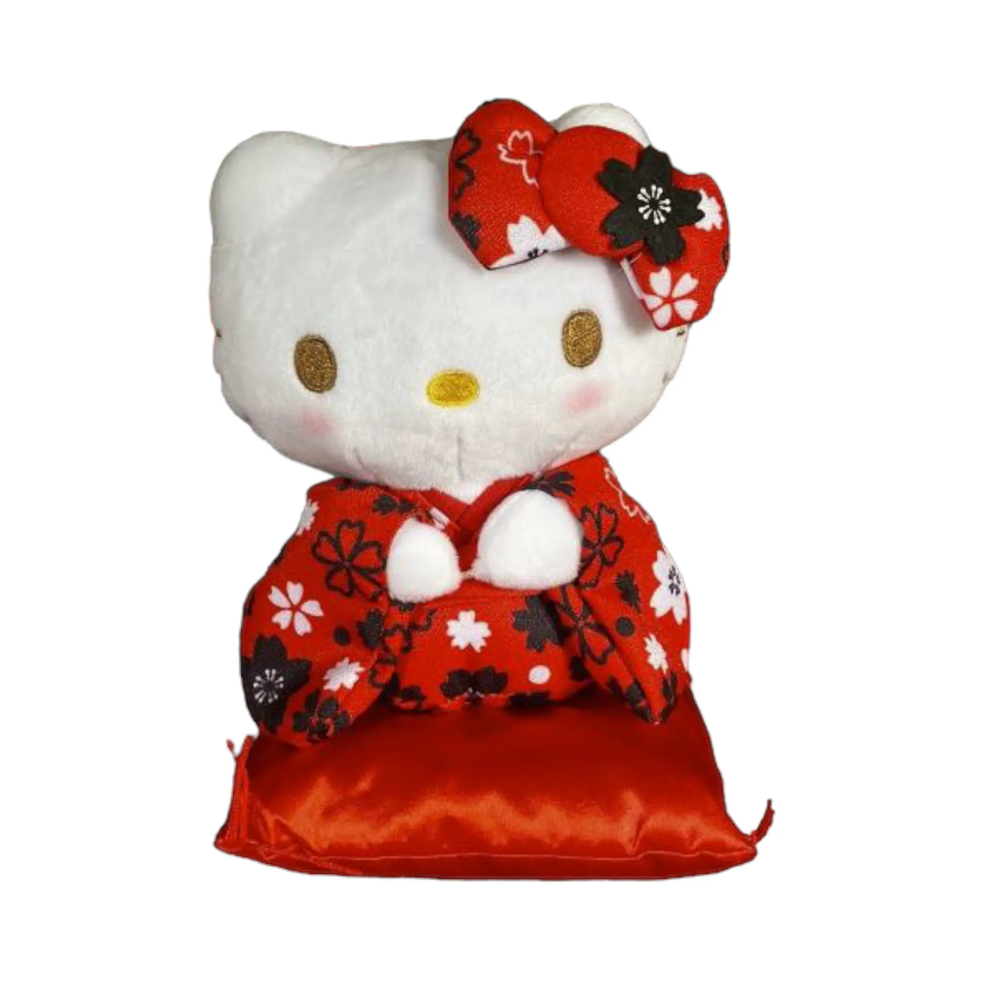 Hello Kitty Plush in Floral Komono 8" or 10" (Japan Edition)