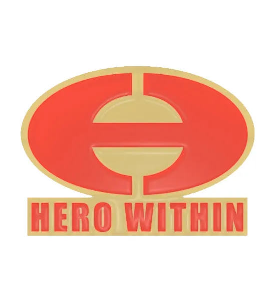 Hero Within Logo Pin