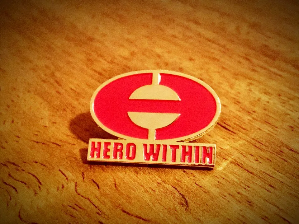 Hero Within Logo Pin