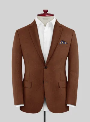 Italian Atiero Brown Wool Jacket