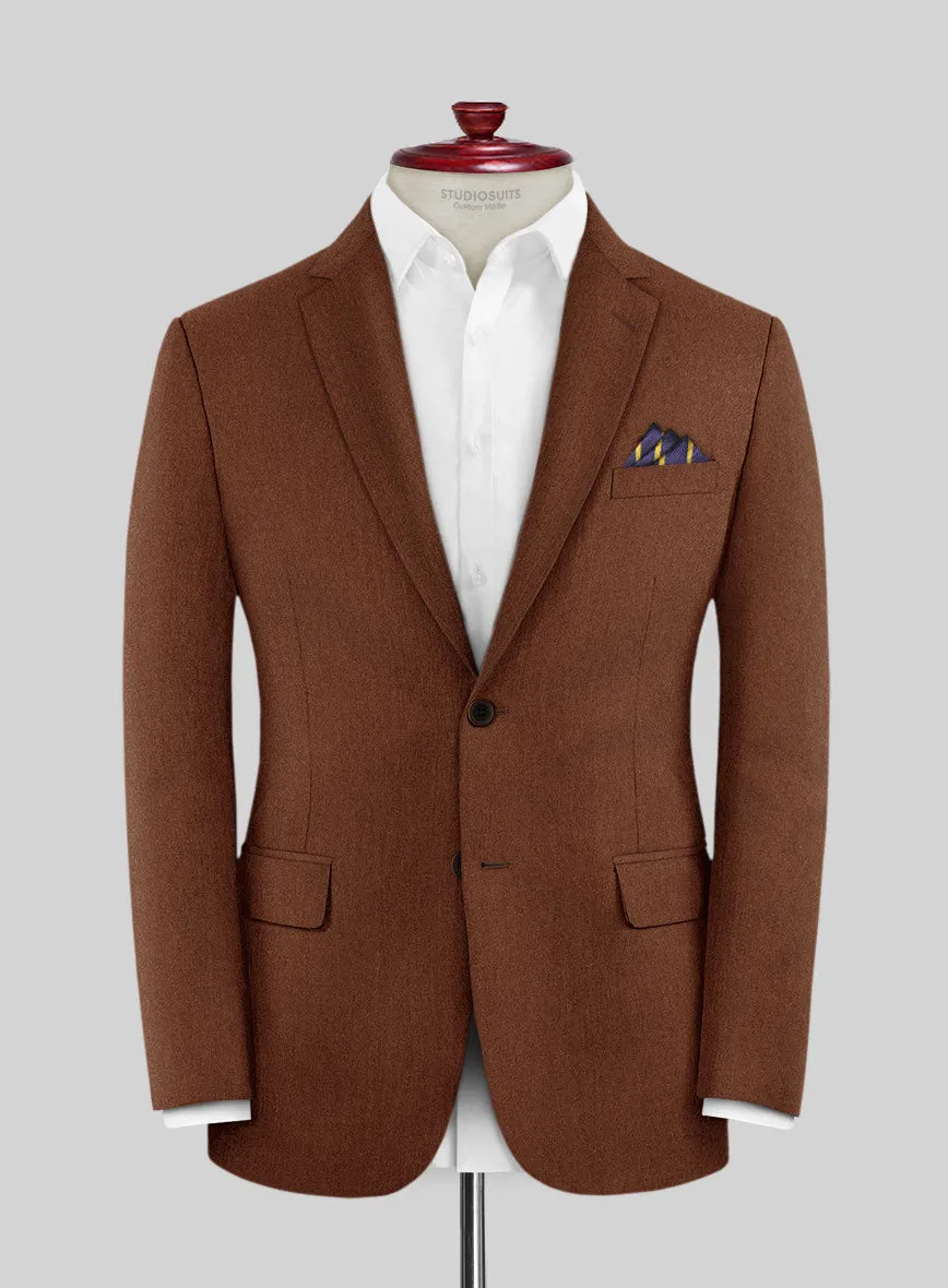 Italian Atiero Brown Wool Suit