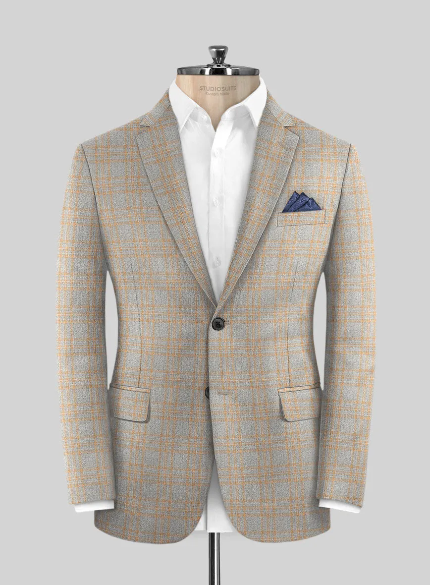 Italian Fonse Gray Wool Suit