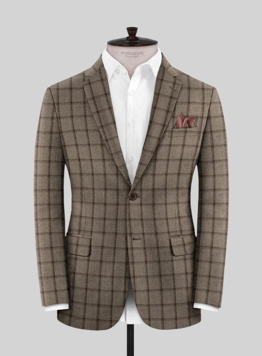 Italian Goiti Brown Wool Jacket