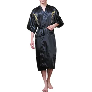 Japanese Dragon Embroidery Robe