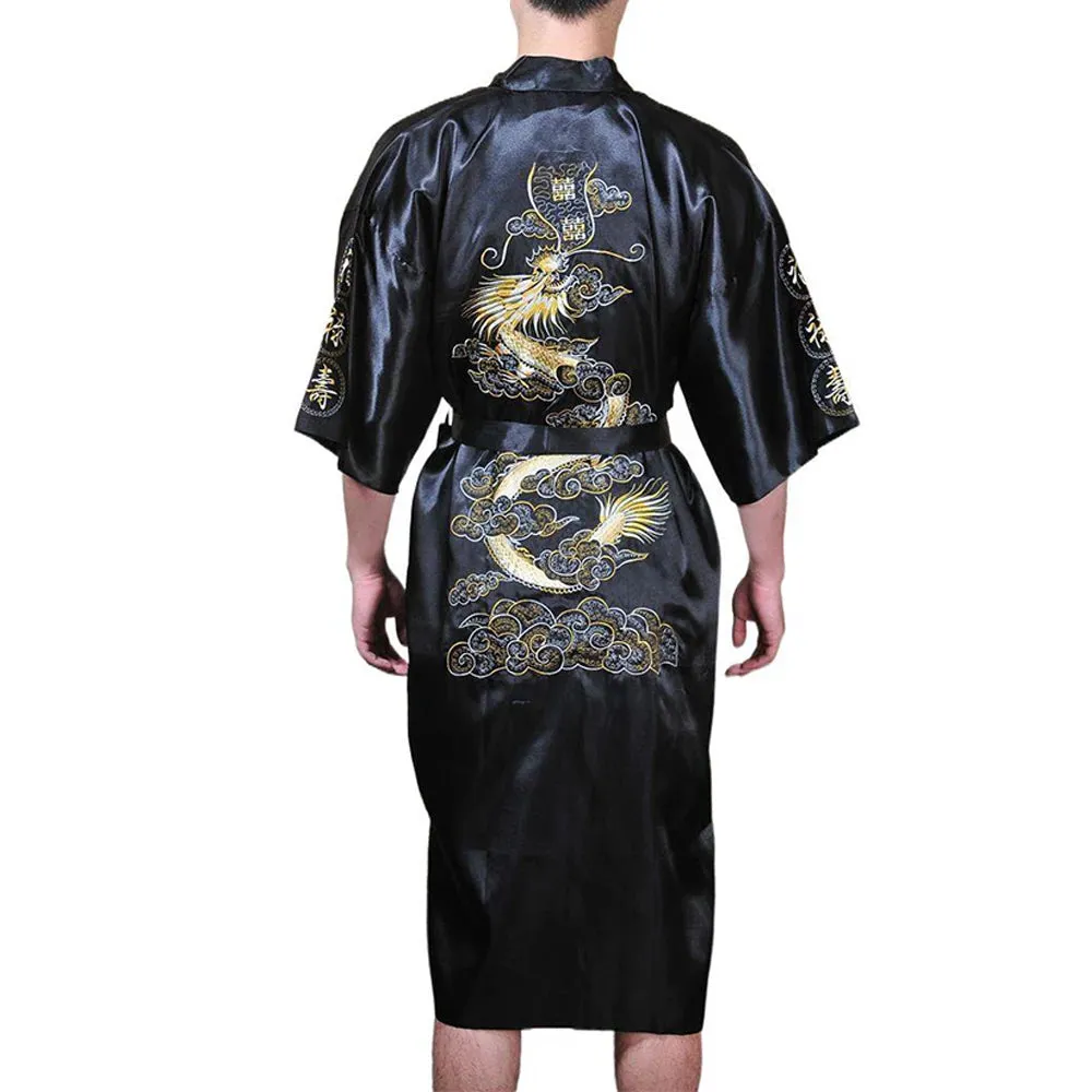 Japanese Dragon Embroidery Robe