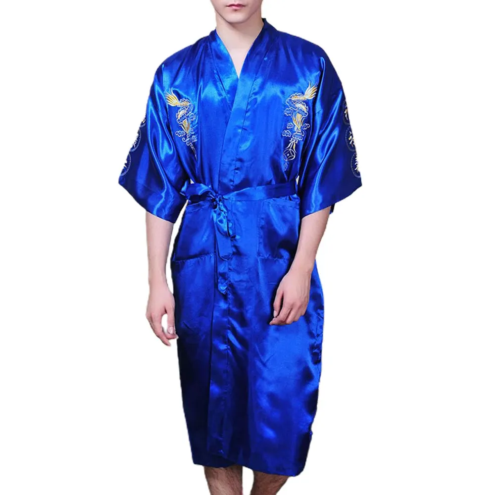 Japanese Dragon Embroidery Robe