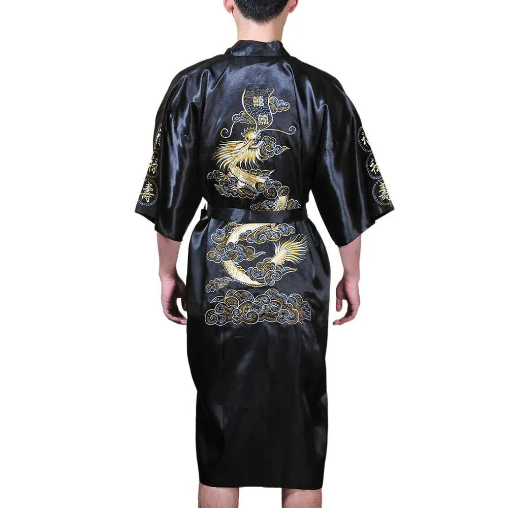 Japanese Dragon Embroidery Robe