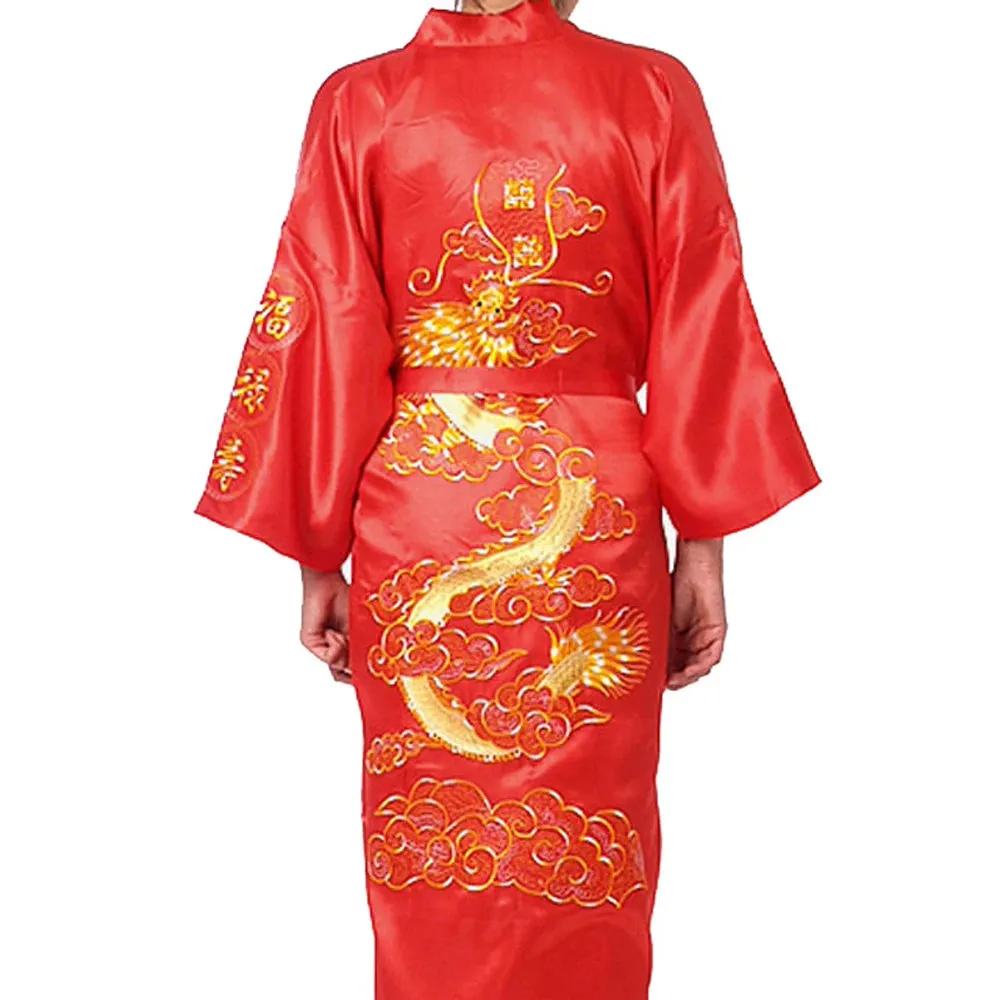 Japanese Dragon Embroidery Robe