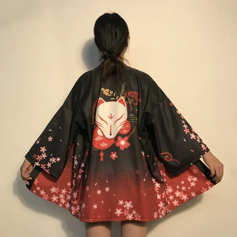 Japanese Kimono Cardigan - Streetwear Style