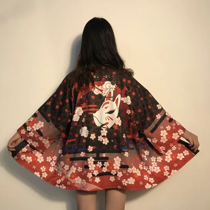 Japanese Kimono Cardigan - Streetwear Style